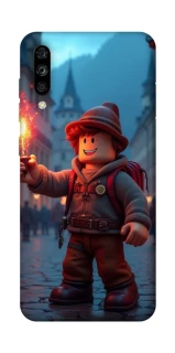 Чехол на ZTE Blade A7s (2019) Roblox Fire Logo Blue Flames фото 1 из 1