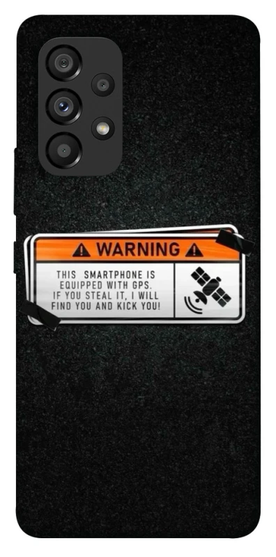 Чохол на Samsung Galaxy A53 5G Warning фото 1 з 1
