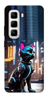 Чехол на Infinix Hot 50 Pro Cyber cat фото 1 из 1