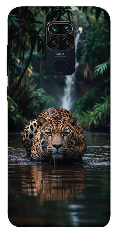 Чохол на Xiaomi Redmi Note 9 / Redmi 10X Leopard in water фото 1 з 1