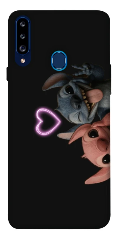 Чохол на Samsung Galaxy A20s Love Stitch & Angel фото 1 з 1
