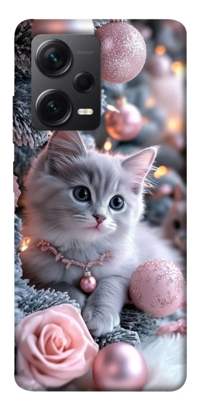 Чехол на Xiaomi Redmi Note 12 Pro+ 5G Christmas Kitty фото 1 из 1