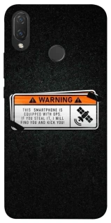 Чехол на Huawei P Smart+ (nova 3i) Warning фото 1 из 1
