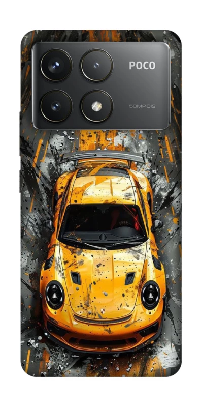 Чохол на Xiaomi Poco F6 Pro Drawn Porsche фото 1 з 1