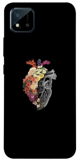 Чохол на Realme C20 Heart with flowers фото 1 з 1