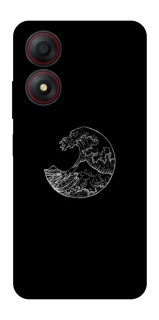 Чохол на ZTE Blade A34 4G Black tsunami фото 1 Чохол на ZTE Blade A34 4G Black tsunami фото 1 з 1