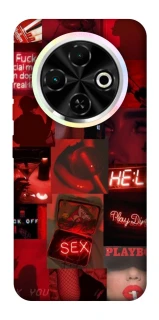 Чехол на TECNO Spark 30C Love collage ver.3 фото 1 из 1