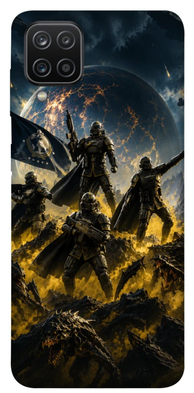 Чохол на Samsung Galaxy A12 HELLDIVERS фото 1 з 1