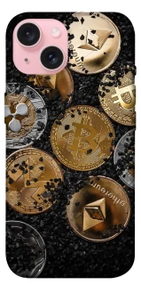 Чехол на Apple iPhone 15 (6.1") Many coins v2 фото 1 из 1