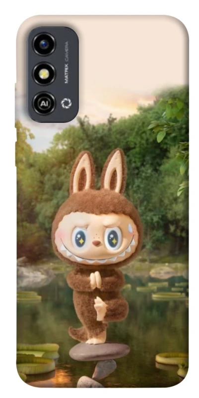 Чохол на ZTE Blade A53 Labubu Yoga фото 1 з 1