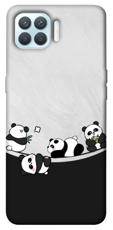 Чохол на Oppo F17 Pro Four pandas фото 1 з 1