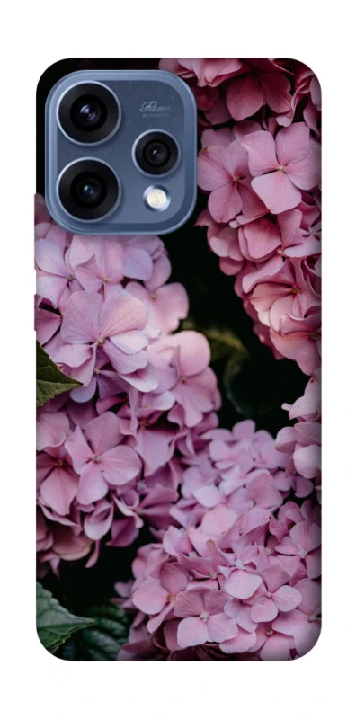 Чохол на Oppo Reno 15 Рожеві гартензії фото 2 з 2