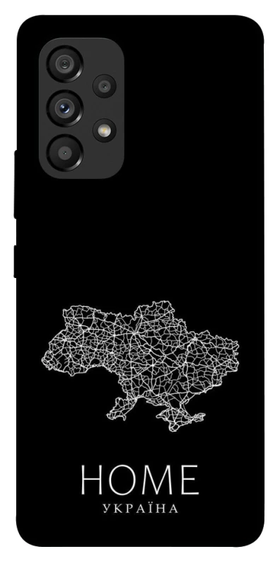Чохол на Samsung Galaxy A53 5G Ukraine black map фото 1 з 1