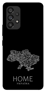 Чохол на Samsung Galaxy A53 5G Ukraine black map фото 1 з 1
