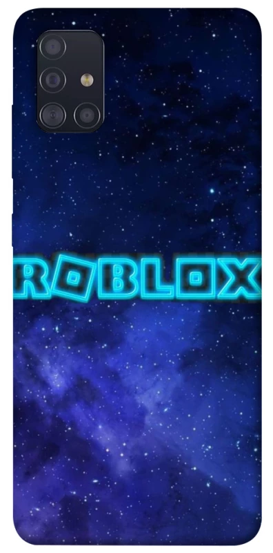 Чохол на Samsung Galaxy A51 Roblox Space Logo Blue фото 1 з 1