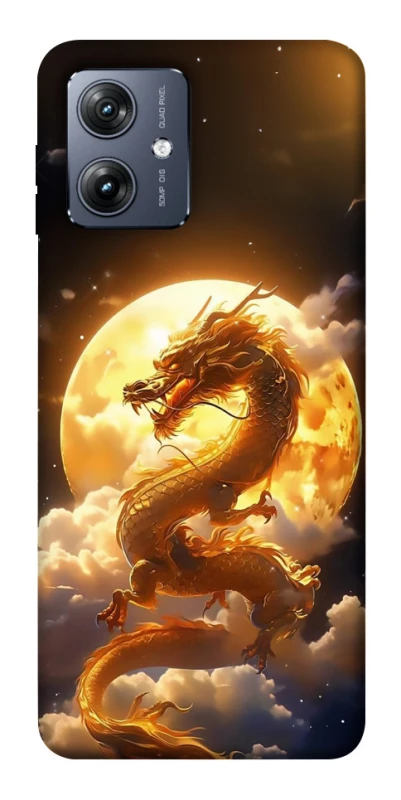 Чехол на Motorola Moto G54 Golden Dragon фото 1 из 1
