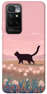 Чехол на Xiaomi Redmi 10 cat on a field фото 1 из 1