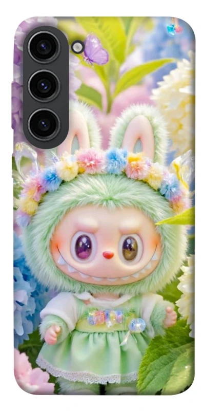 Чохол на Samsung Galaxy S23 Labubu & Flowers ver.2 фото 1 з 1