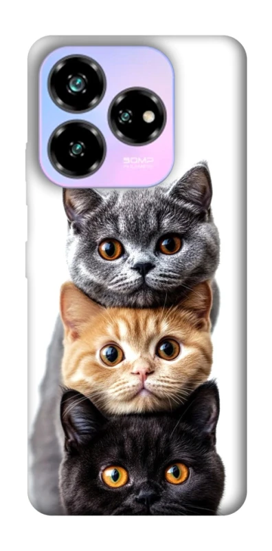 Чохол на ZTE Nubia V60 Desing Гарні котики фото 1 з 1