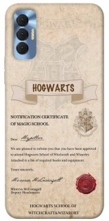 Чехол на TECNO Spark 8P The Hogwarts acceptance letter фото 1 из 1
