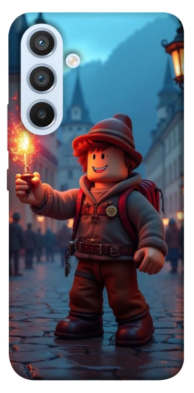 Чохол на Samsung Galaxy A54 5G Roblox Fire Logo Blue Flames фото 1 з 1