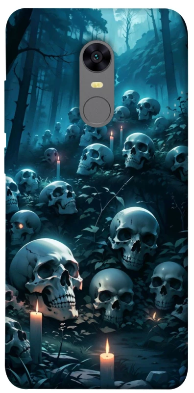 Чехол на Xiaomi Redmi 5 Plus / Redmi Note 5 (Single Camera) Skulls v3 фото 1 из 1