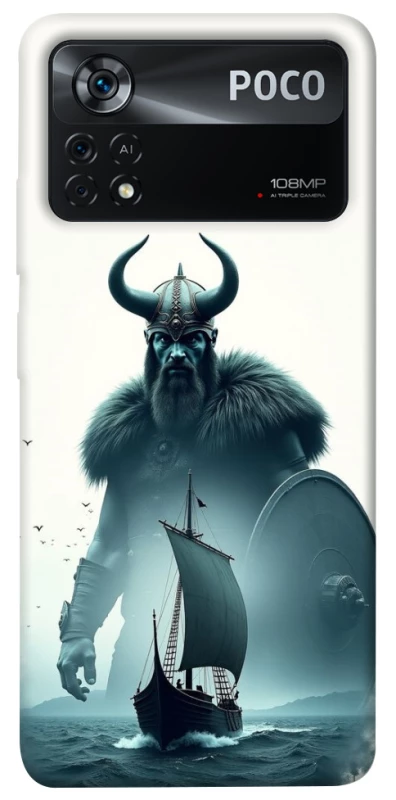 Чехол на Xiaomi Poco X4 Pro 5G Nordic drakkar v2 фото 1 из 1