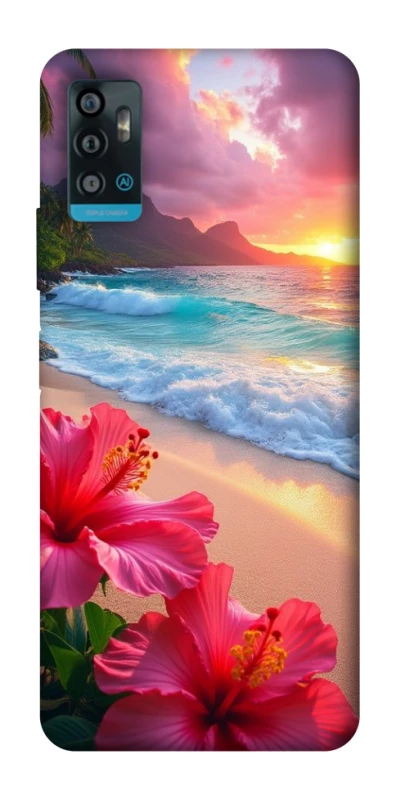 Чохол на ZTE Blade A71 Flowers v21 фото 1 з 1