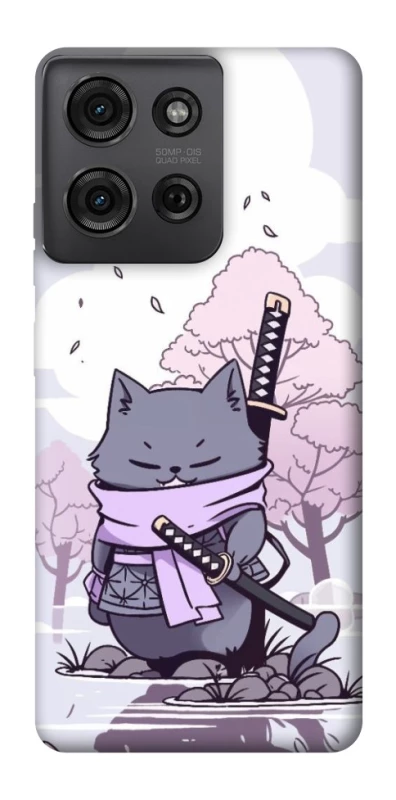 Чохол на Motorola Moto G75 Samurai cat фото 1 з 1
