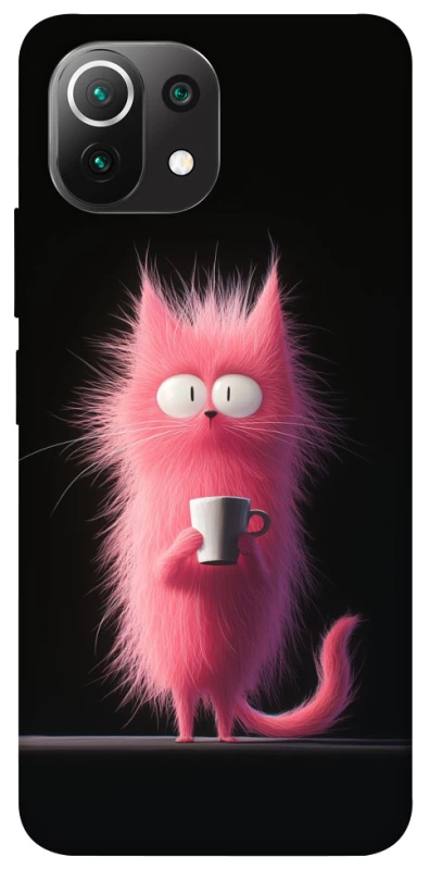 Чехол на Xiaomi Mi 11 Lite Розовый котёнок фото 1 из 1