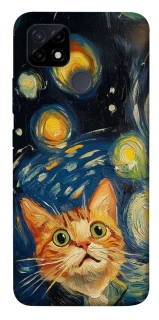Чехол на Realme C12 paint cat фото 1 из 1