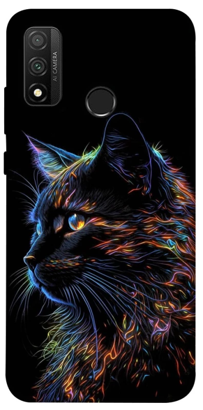 Чехол на Huawei P Smart (2020) Черный кот фото 1 из 1