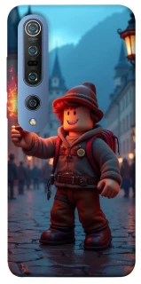 Чехол на Xiaomi Mi 10 / Mi 10 Pro Roblox Fire Logo Blue Flames фото 1 из 1