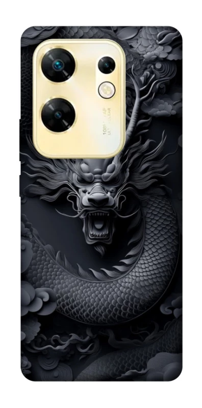 Чехол на Infinix Zero 30 4G black dragon фото 1 из 1