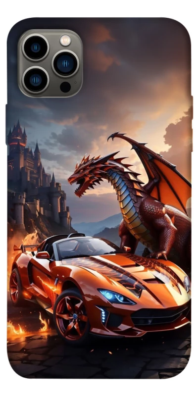 Чехол на Apple iPhone 12 Pro (6.1") Сar and dragon фото 1 из 1