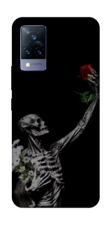 Чехол на Vivo V21 Skeleton vs Rose фото 1 из 1