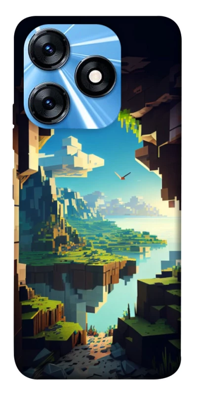 Чохол на TECNO Spark 10 Minecraft sunrise фото 1 з 1