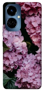 Чохол на TECNO Camon 19 Pro Рожеві гартензії фото 1 з 1