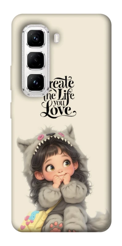 Чохол на Infinix Hot 50 Pro Create the life you love фото 1 з 1