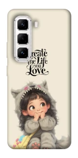 Чохол на Infinix Hot 50 Pro Create the life you love фото 1 з 1