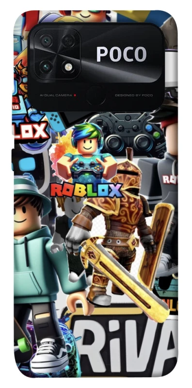 Чохол на Xiaomi Poco C40 Roblox collage ver.1 фото 1 з 1
