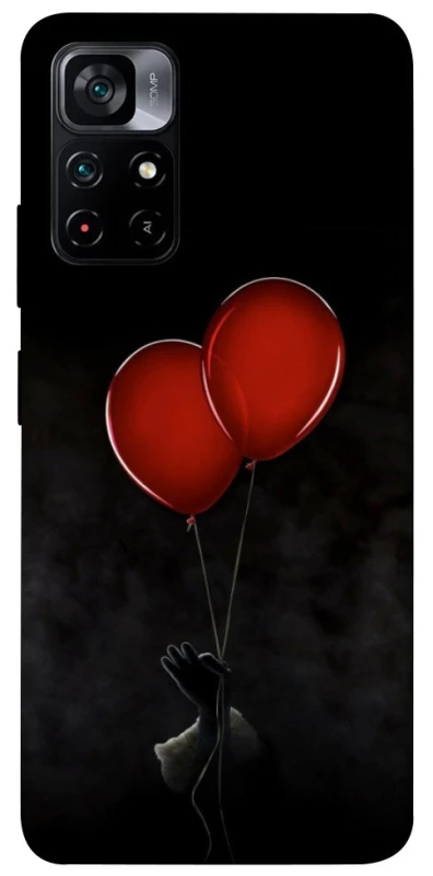 Чехол на Xiaomi Poco M4 Pro 5G Reds Balloons фото 1 из 1