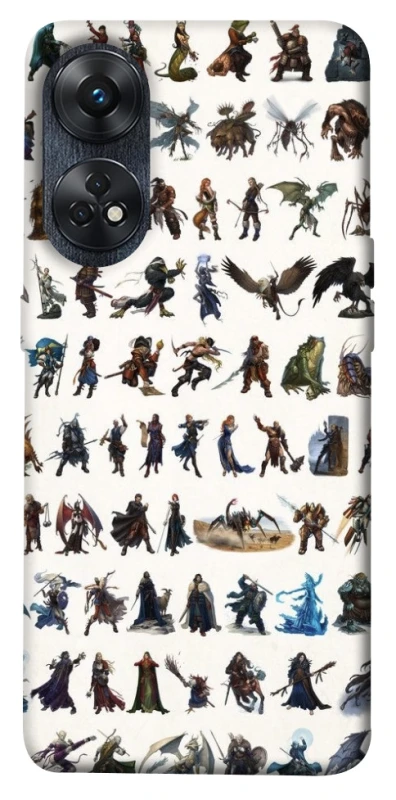 Чохол на Oppo Reno 8T 4G Character Selection фото 1 з 1