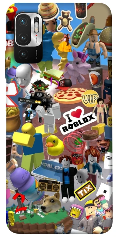 Чохол на Xiaomi Redmi Note 10 5G Roblox collage ver.5 фото 1 з 1