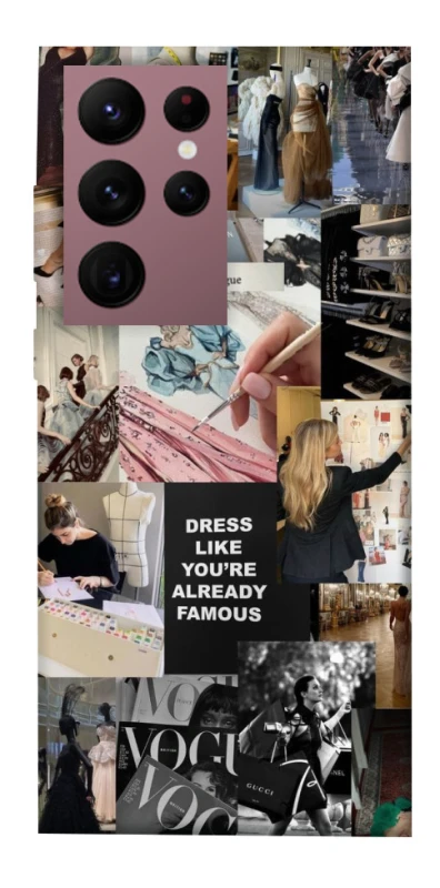 Чохол на Samsung Galaxy S22 Ultra Fashion collage ver.11 фото 1 з 1