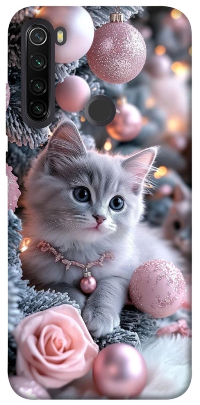 Чохол на Xiaomi Redmi Note 8T Christmas Kitty фото 1 з 1