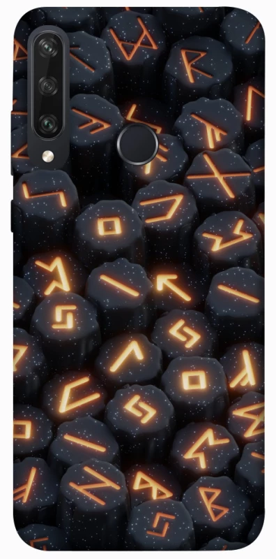 Чехол на Huawei Y6p Огненые руны фото 1 из 1