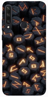 Чехол на Huawei Y6p Огненые руны фото 1 из 1