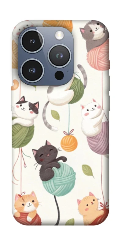 Чохол на Apple iPhone 16 Pro Funny Kittens фото 1 з 1