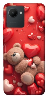 Чехол на Realme C30s bear in hearts фото 1 из 1